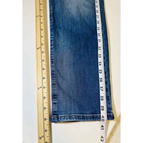 J. Jill Denim Boyfriend Straight Leg Ankle Jeans Women's Size 12 Regular - Picture 11 of 11